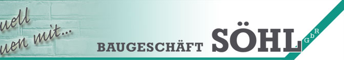 individuell bauen mit Baugeschäft Söhl in Hechthausen!